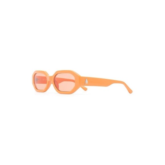 THE ATTICO Irene Geometric Sunglasses in Orange main image 8